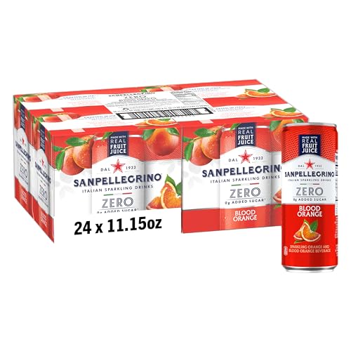 Sanpellegrino Blood Orange Beverage, 24 Pack of 11.15 Fl Oz