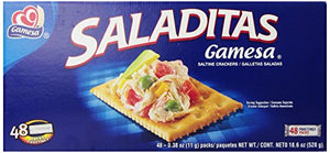 Gamesa Saladitas Crackers, 48 Count