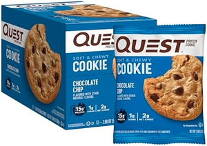 Quest Nutrition Chocolate Chip Protein Cookie, 12 Count