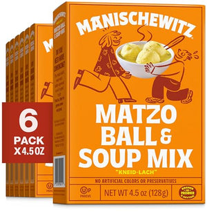 Manischewitz Matzo Ball and Soup Mix, 4.5oz (Pack of 6)