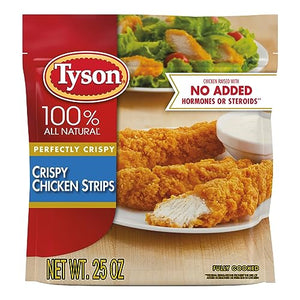 Tyson Fully Cooked Crispy Chicken Strips, 25 oz