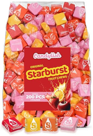 Starburst Original Fruit Chews Candy, 2 lb Bulk