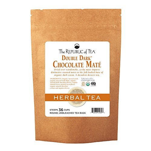 The Republic of Tea Organic Double Dark Chocolate Mate (36 Bags)