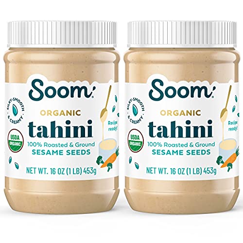 Soom Foods Organic Tahini, 16oz (2 Pack)