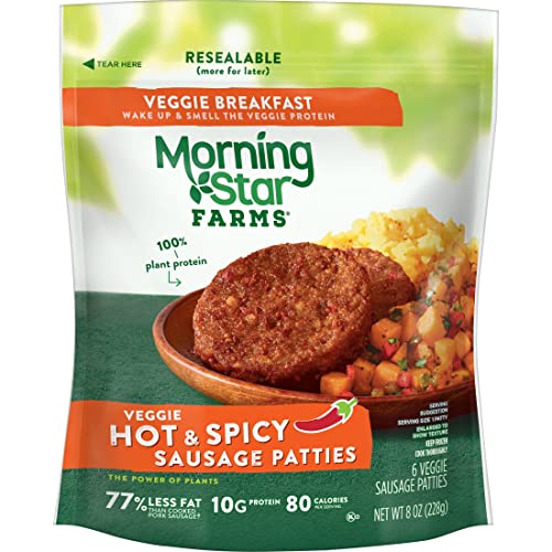 MorningStar Farms Veggie Sausage Patties, 8oz (6 Patties)