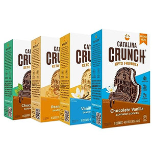 Catalina Crunch Sandwich Cookies Variety Pack, 4 Flavors