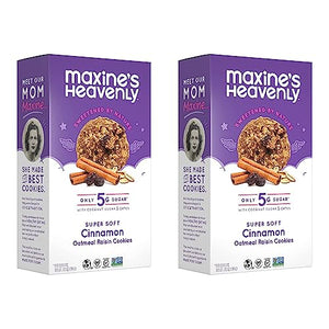 Maxine's Heavenly Cinnamon Oatmeal Raisin Cookies, 7.2 Ounces (2 pack)