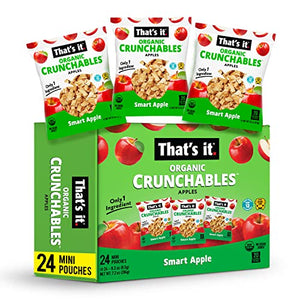 That’s it. Crunchables Organic Apple Fruit Snacks, 24 Packs