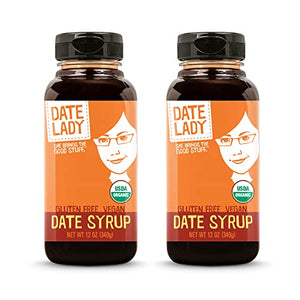 Date Syrup by Date Lady, 12 Oz (2-Pack)