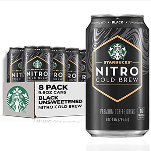 Starbucks Nitro Cold Brew Coffee, 9.6 fl oz (8 Pack)