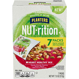 PLANTERS NUT-rition Heart Healthy Mix, 7.5oz Box