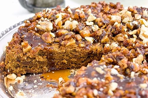 Andy Anand Sugar Free Caramel Walnut Cake, 9 Inch, 2 lbs