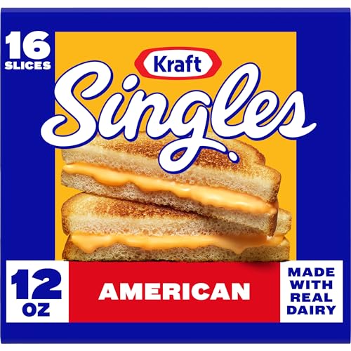 Kraft Singles American Cheese Slices, 16 Ct Pack