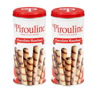 Pirouline Rolled Wafers – Chocolate Hazelnut, 3.25oz Tin 2pk