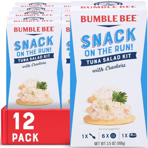 Bumble Bee Tuna Salad with Crackers Kit, 3.5 oz (Pack of 12)