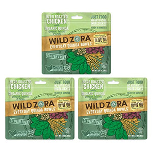 Wild Zora Instant Organic Quinoa Meals, 3-Pack