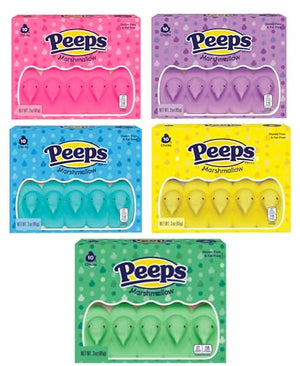 Marshmallow Peep Variety Pack (5 Colors)