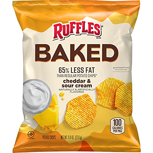 Baked Ruffles Cheddar Sour Cream, Pack of 40