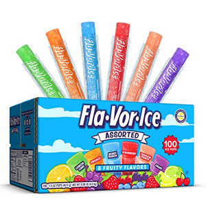 Fla-Vor-Ice Popsicle Variety Pack, 100 Count