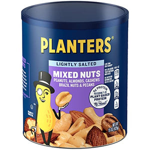 PLANTERS Lightly Salted Mix Nuts, 15 Oz Canister