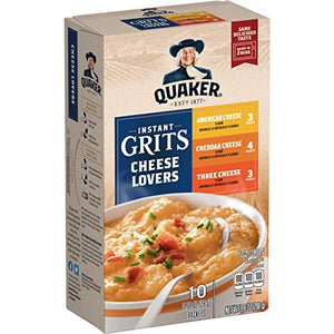 Quaker Instant Grits, Cheese Lovers Variety Pack