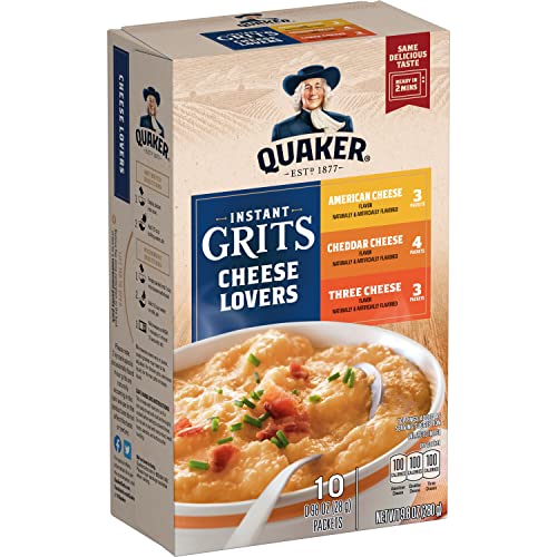 Quaker Instant Grits, Cheese Lovers Variety Pack