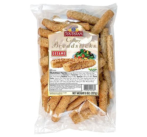 Toufayan Crunchy Sesame Breadsticks, 8 oz