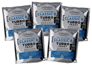 Still Spirits Turbo Classic 8 Yeast - Pack of 5