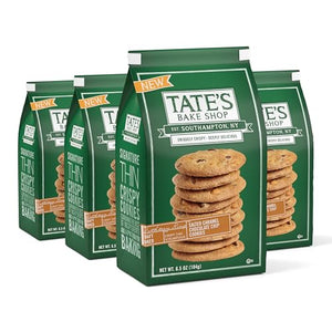 Tate's Salted Caramel Chocolate Chip Cookies, 4 - 6.5 oz Bags