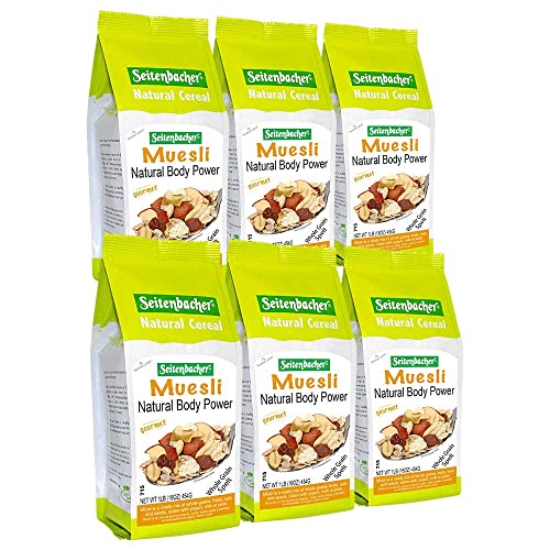 Seitenbacher Muesli Cereal #1, 16 Oz, 6 Pack