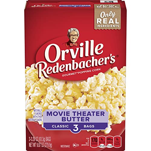 Orville Redenbacher's Movie Theater Butter Popcorn, 3-Count