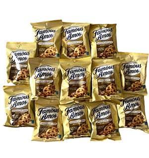 Famous Amos Chocolate Chip Cookies, 2oz (Pack of 12)