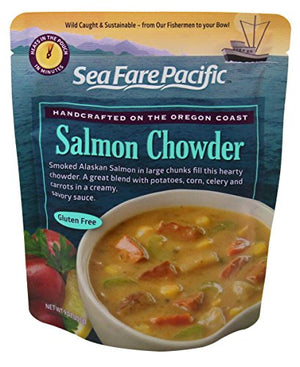 Sea Fare Pacific Smoked Salmon Chowder, 9 oz, Pack of 8