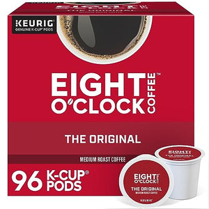 Eight O'Clock Coffee K-Cup Pods, Medium Roast, 96 Count