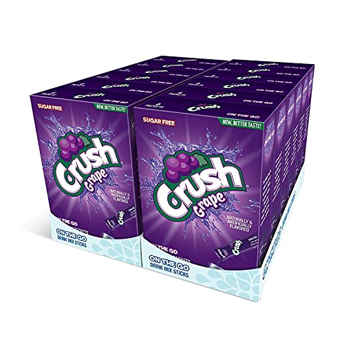 Crush Grape Powder Drink Mix, Sugar Free (72 Sticks)