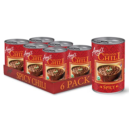 Amy's Spicy Vegetarian Organic Chili, Pack of 6