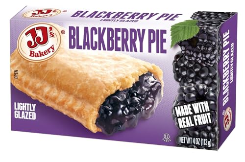 JJ's Bakery Blackberry Snack Pies, 4 oz Each, 6 Pack