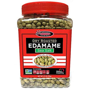 Seapoint Farms Dry Roasted Edamame, 27oz Jar