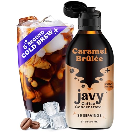 Javy Coffee Concentrate - Cold Brew Coffee, 35 Servings - Caramel Brulee