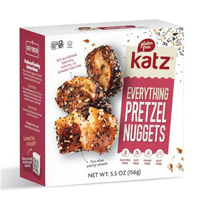 Katz Gluten Free Everything Soft Pretzel Nuggets, 5.5 oz (6 Pack)