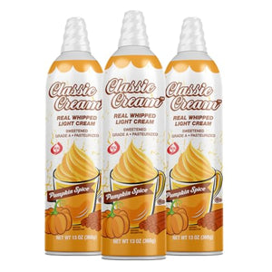 Classic Cream Real Whipped Light Cream, Pack of 3