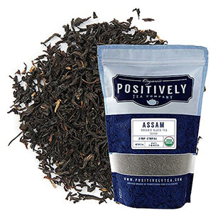 Organic Positively Tea Assam TGFOP Black Tea, 16 oz