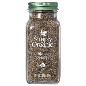 Simply Organic Ground Black Pepper, 2.31-Ounce Jar