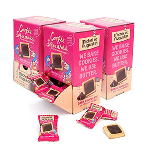 Michel et Augustin Gourmet Butter Cookie Squares, 3 Boxes