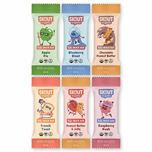 Skout Organic Kids Snack Bar Variety Pack, 36 Pack