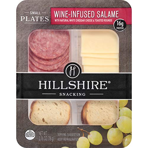 Hillshire Snacking Small Plates, Wine-Infused Salame, 2.76 oz