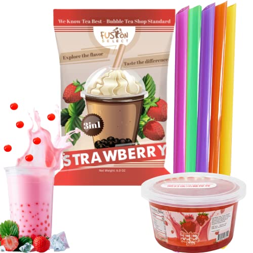 Fusion Select Strawberry Bubble Tea DIY Kit