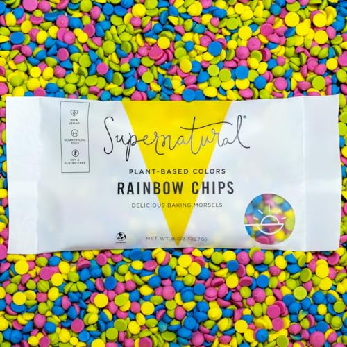 Supernatural Rainbow Baking Chips, Vegan, Dairy-Free, 8oz