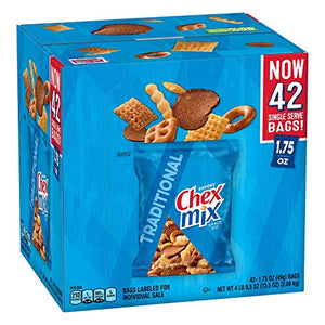 Chex Mix Traditional Snack Mix, 42 pk