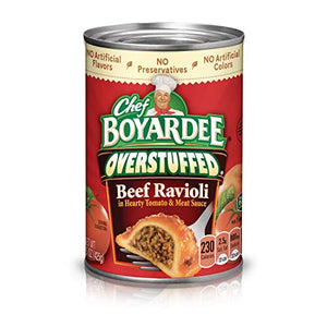 Chef Boyardee Overstuffed Beef Ravioli, 15 Oz Can